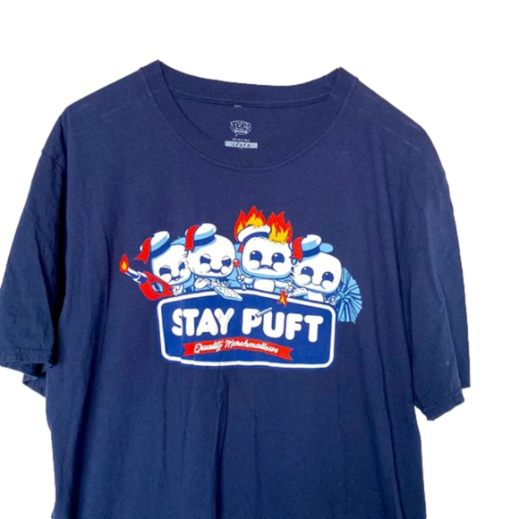 Ghostbusters Stay Puft Pop Tees Shirt size large PRICE FIRM 💥 - Picture 2 of 7